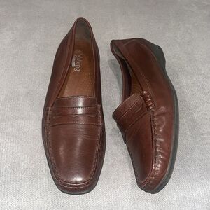 Walking Cradles Winnie brown leather slipon loafers